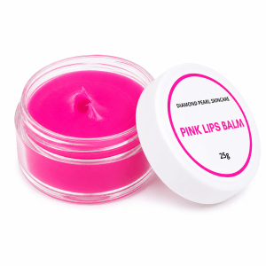Pink lips balm